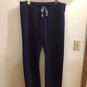 Figs Livingston Scrub Pants Purple S